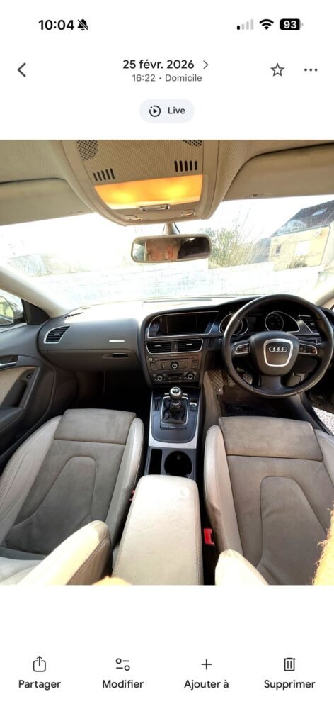Audi A5 Coupé (8T) – 3.0 V6 TDI 240 ch Quattro / Boîte Manuelle / Pack Black / Calandre Nid d'Abeille