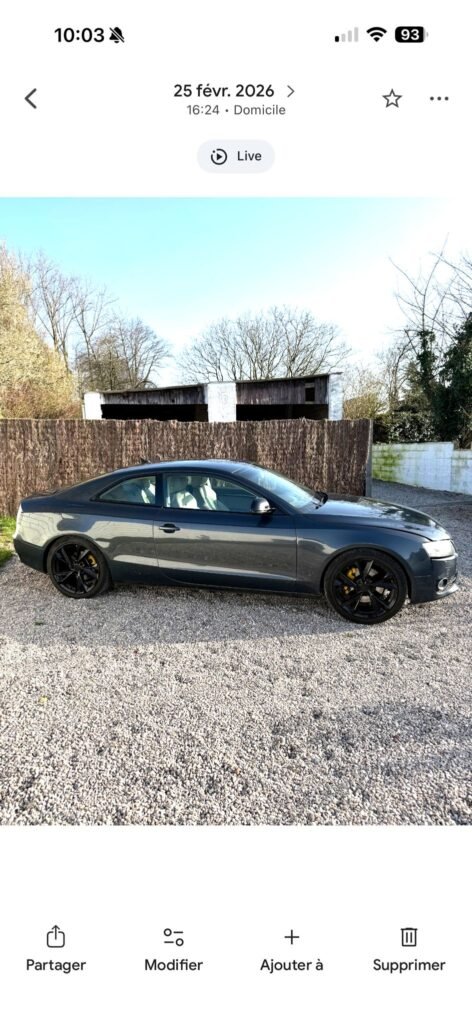 Audi A5 Coupé (8T) – 3.0 V6 TDI 240 ch Quattro / Boîte Manuelle / Pack Black / Calandre Nid d'Abeille